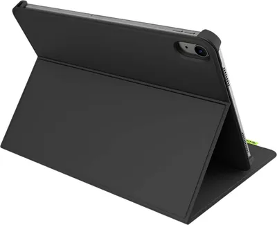 Produktbild von Gecko Covers - Tablet Hülle / Cover aus Kaktusschale geeignet für iPad Air 13 (M4 2026 / M3 2025 / M2 2024) (1st Gen) - Schlaf/Wach Funktion - Schwarz