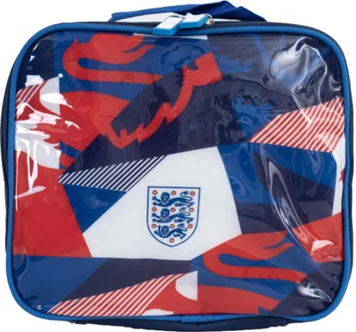 Produktbild von England FA - Sáček na oběd, nášivka TA12510 (jedna velikost) (modrá/červená/bílá)