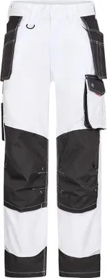 Produktbild von ENGEL Galaxy Arbeitshose mit Holstert. 2811-254-379 Gr. 46 weiß/anthrazit