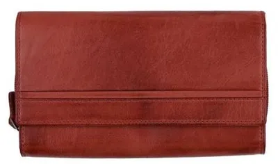 Produktbild von Geldbörse Hallifax, rotes Leder, RFID-Schutz, 18,5 x 11 x 3,5 cm