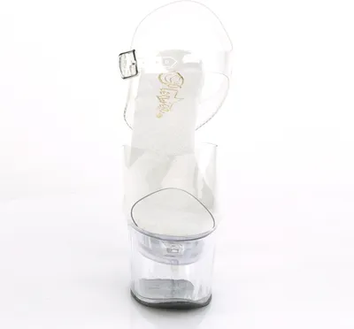 Obrázek produktu pro FLASHDANCE-708 Dámské sandály Pleaser, průhledné , EU 38, US 8