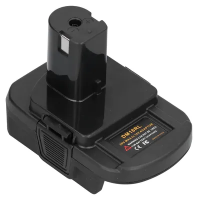 Image de Adaptateur-convertisseur DM18RL pour batterie lithium Milwaukee 20 V DCB200 DCB203 DCB205 DCB206 M18