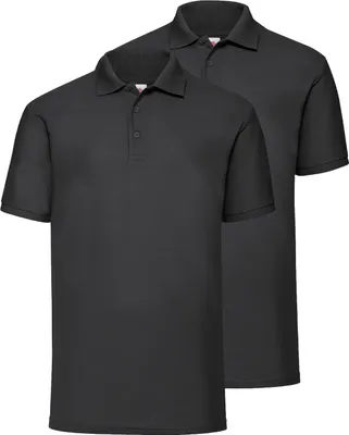 Produktbild von Doppelpack Fruit of the Loom 65/35 Polo + GRATIS MyShirt Stoffbeutel