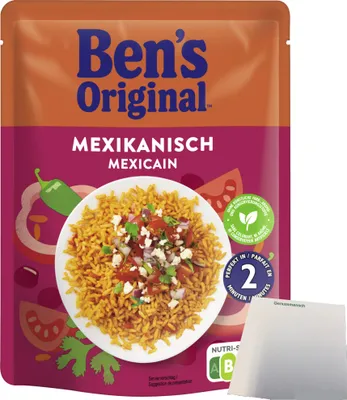 Produktbild von Ben's Original Express Mexikanisch (220g Packung) + usy Block