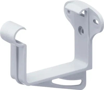 Produktbild von INEFA Stirnbretthalter, Rinnenhalter kastenförmig NW68 / 68mm Weiß Dachrinnenhalter aus PVC-U Kunststoff für Kastenrinnen,  Germany