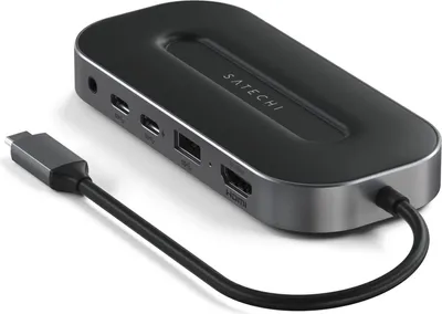 Image de Satechi USB4 Multiport adapter 2.5G (ethernet) – Conception compacte et fonctionnelle – HDMI 2.1 jusqu'à 8K/60Hz – USB-C PD jusqu'à 100W