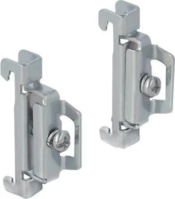 Image de DELOCK Support d'extrémité pour profilé chapeau Acier inoxydable 4 pièces