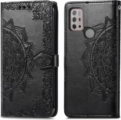 Produktbild von imoshion Mandala Klapphülle Motorola Moto G30 / G20 / G10 (Power) - Schwarz