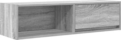 Zdjęcie produktu dla vidaXL Szafka pod TV szara Sonoma 100x31x25,5 cm materiał drewnopochodny