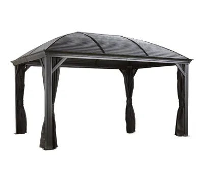 Produktbild von Sojag Moreno1014 Pavillon mit festem Dach mit Moskitonetz 3x4 m