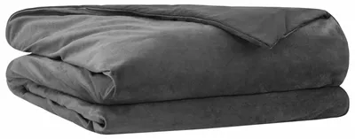 Image de Couverture lestée anthracite vidaXL, 200 x 220 cm, 13 kg, 100% coton, 205T