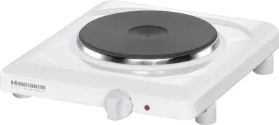 Produktbild von Einzelkochplatte THL 1597, langlebige Gussheizplatte, emailliertes Gehäuse, stufenlose Temperaturregelung, Überhitzungsschutz,1 Heizplatte: 180 mm Ø, 1500 Watt