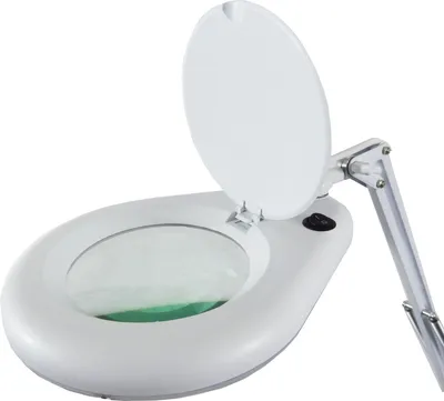 Immagine prodotto di UNiLUX 400108073 Lampada d'ingrandimento UNiLUX LED ZOOM, con morsetto da tavolo, bianco