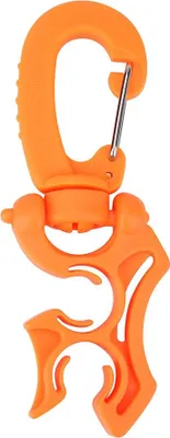 Productafbeelding van 1 stuks Buitenboordduik BCD met dubbele, laagdrukslanghouder en clipsluiting (oranje)