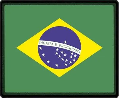 Produktbild von Mousepad Mauspad mit Motiv - Brasilien Fahne - 82029 - Gr. ca. 24  x 20 cm