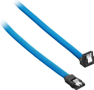 Produktbild von Cablemod CM-CAB-RSAT-N30KLB-R, 0,3 m, SATA III, Weiblich/Weiblich, Blau, Gerade, Rechts