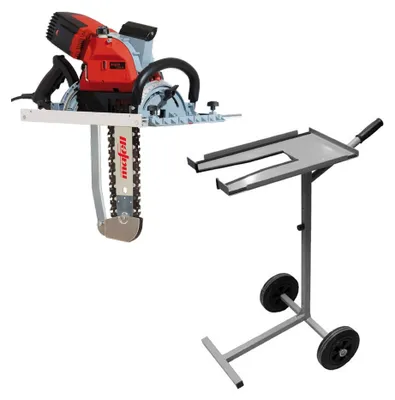 Produktbild von Mafell Zimmerei Kettensäge ZSX Ec 400 HM 925502 Transportwagen Säge