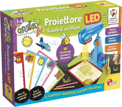 Produktbild von Lisciani Carotina Proiettore Scuola Projektor für den Einsatz im Schulunterricht und zu Lernzwecken