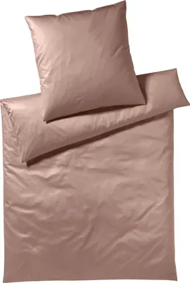 Produktbild von elegante Mako-Jersey-Kissenbezug einzeln Solid Jersey Farbe Kakao Größe 80x80
