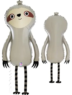 Zdjęcie produktu dla Balon foliowy Leniwiec Sloth Balloon Friends Grabo 94cm