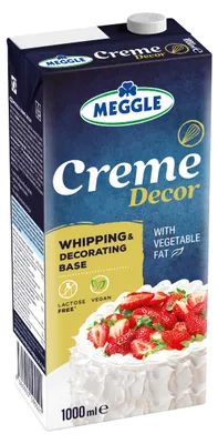 Obrázek produktu pro Meggle Creme Decor Patisserie Všestranná alternativa krému 1000ml