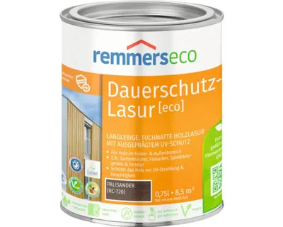 Produktbild von Remmers Öl-Dauerschutz-Lasur [eco] palisander (RC-720) 0,75 l, Holzlasur aussen