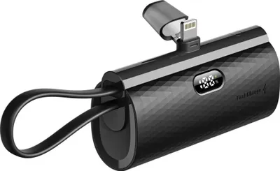 Zdjęcie produktu dla Powerbank F-Energy Power Plug F5K3 5000 mAh PD 20W kompatybilny z iPhone Black