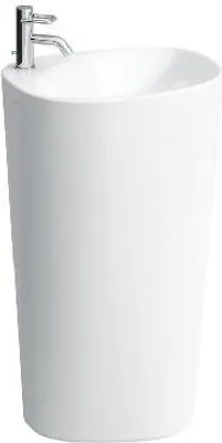Produktbild von LAUFEN Palomba freistehender Waschtisch mit integrierter Säule, 1 Hahnloch, ohne Überlauf, 520x435x900, H8118040001041
