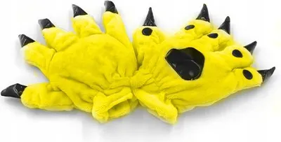 Produktbild von Gelbe Handschuhe Onesie Kigurumi warme Skier Kostüm St. Andrew's Day Karneval