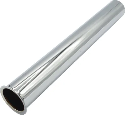 Obrázok produktu pre Priama chrómová rúrka pre sifón 32 mm s prírubou, dĺžka 250 mm