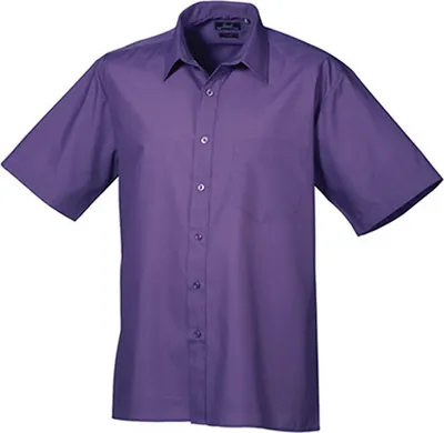 Image de Premier Workwear Men's Poplin Short Sleeve Shirt