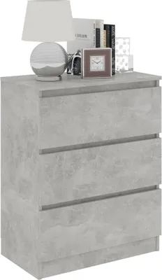 Obrázok produktu pre vidaXL Príborník betón sivý 60x35x76 cm odvodený výrobok z dreva