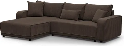 Produktbild von Ecksofa PRIMO L Eckcouch (BRAUN- POSO 06, LINKE)