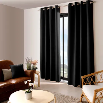 Immagine prodotto di Tenda oscurante monocolore con 8 occhielli