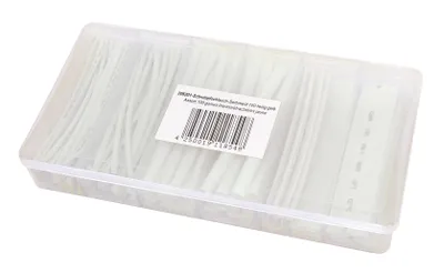 Obrázek produktu pro Sortiment smršťovacích trubiček, 100 kusů, bílé
