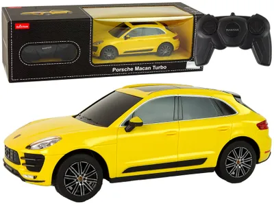 Produktbild von R/C Porsche Macan Turbo Rastar 1:24 gelb