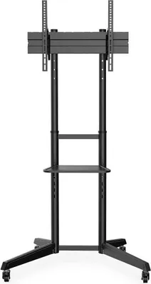 Produktbild von TV Präsentationswagen DA-90447 mit Ablage (schwarz, für Bildschirme bis 70" / 178cm)