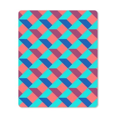 Produktbild von MuchoWow® Mauspad Mousepad Blöcke - Muster - 3D 30x40 cm - Mousepads - Maus Mat - Pad - Mausunterlage - Mausmatten