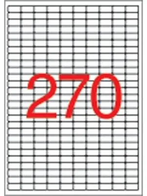 Etikety, univerzálne, 17,8x10 mm, odstrániteľné, zaoblené rohy, APLI, 6750 etikiet/bal