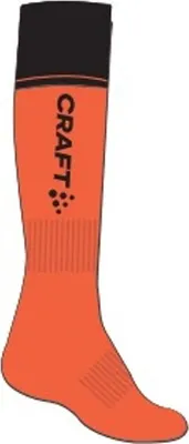 Produktbild von Craft Progress 2.0 Contrast Stutzenstrumpf - Orange / Schwarz