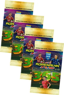 Produktbild von Panini Fifa 365 Karten 2025 - Trading Cards Sammelkarten - 4 Booster