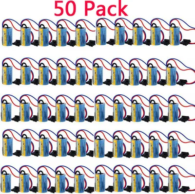 Image de pack de 50 MR-BAT ER17330V / 3,6V Mitsubishi A6BAT Pile API pour FANUC CNC System Power