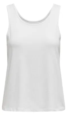 Produktbild von ONLY Damen Onlmoster S/L Tank Top JRS, Weiß, S