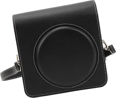 Image de Sac de protection en cuirPolyuréthanepour appareil photo, sac de transport vintage avec plusieurs compartiments et bandoulière réglable pour Instax SQ40
