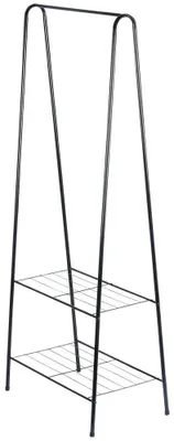Image de Porte-vêtements - Porte-vêtements autoportant - Métal - 153 cm - Noir