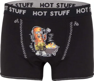 Produktbild von Trachtenunterhose Hot Stuff schwarz M