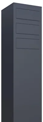 Produktbild von Briefkastenanlage Monolith for Three in Anthrazit