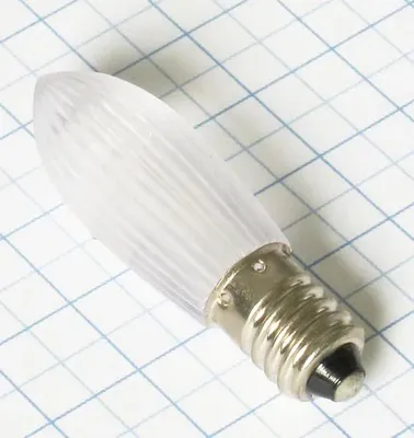 Produktbild von Glühbirne 48V 3W E10, Weihnachtsbeleuchtung, klar