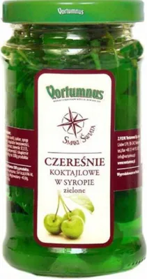 Produktbild von Grüne Cocktail-Kirschen 420g - Vortumnus