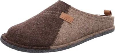 Produktbild von Rohde Herren Pantoffel Wollfilz Hausschuh Lucca-H 6942, Größe:46 EU, Farbe:Braun